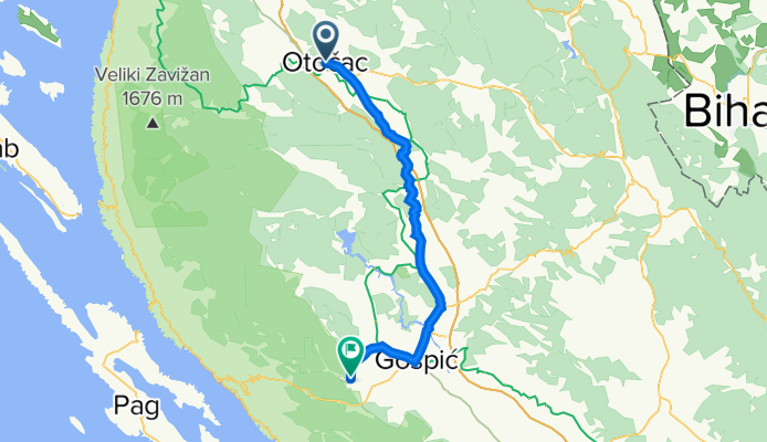 Kralja Zvonimira 35, Otočac to Trnovac 30, Trnovac