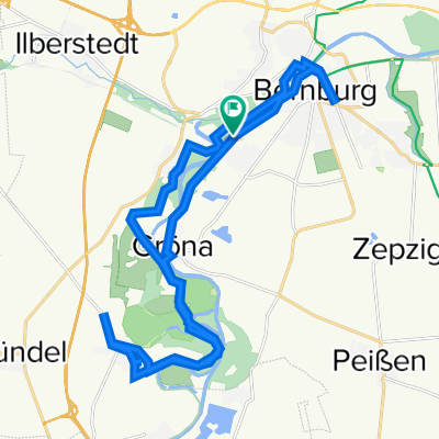 Dr-John-Rittmeister-Straße 12, Bernburg (Saale) nach Dr-John-Rittmeister-Straße 12, Bernburg (Saale)