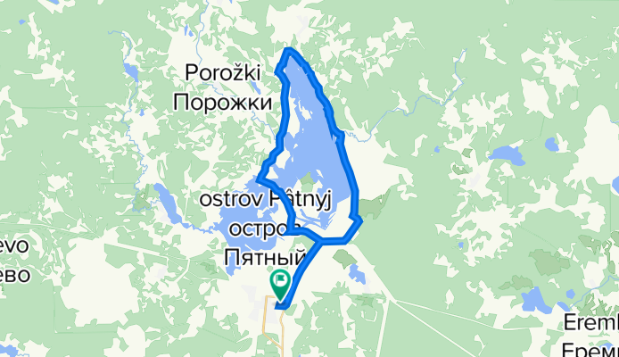 До дачи "Чайка"