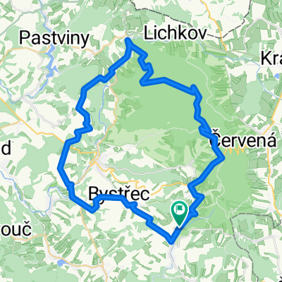 přes Suchý vrch