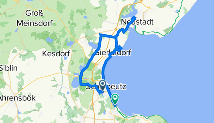 Route von Bürgerhaus, Scharbeutz