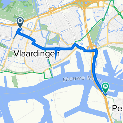Floreslaan 144, Vlaardingen to Bakkersoordseweg, Pernis