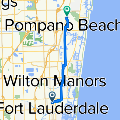 646–698 NE First Ave, Fort Lauderdale to 1600 NE Fifth Ave, Pompano Beach