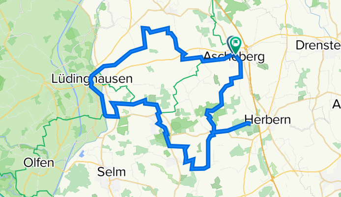 Lüdinghauser Straße 2, Ascheberg nach Dieningstraße 18, Ascheberg