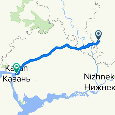 От улица Свердлова, Кизнер до Казань