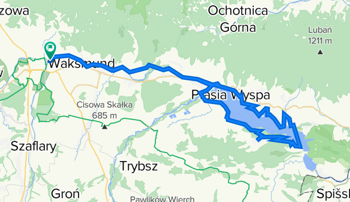 Osiedle Konfederacji Tatrza艅skiej, Nowy Targ do Osiedle Konfederacji Tatrza艅skiej, Nowy Targ