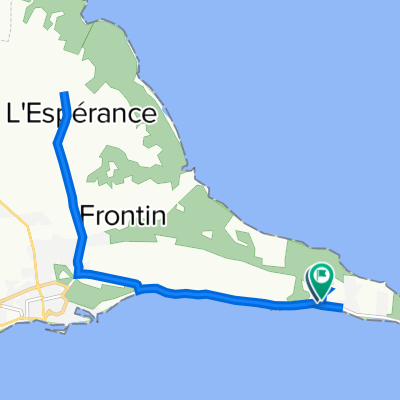 Route de la Pointe-des-Châteaux, Saint-François a Route de la Pointe-des-Châteaux, Saint-François