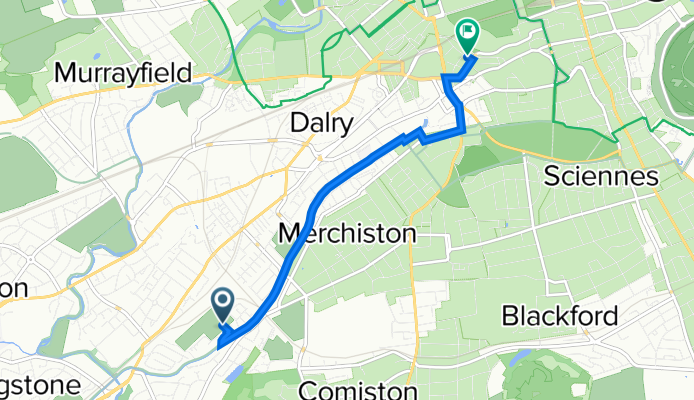 Meggetland to Ratho (Bridge Inn)