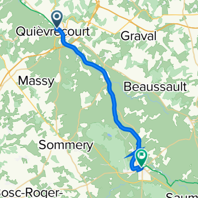 Neufchâtel-en-Bray to 2–4 Place de la République, Forges-les-Eaux
