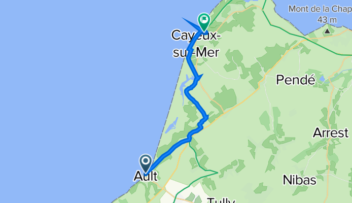 Entspannte Route