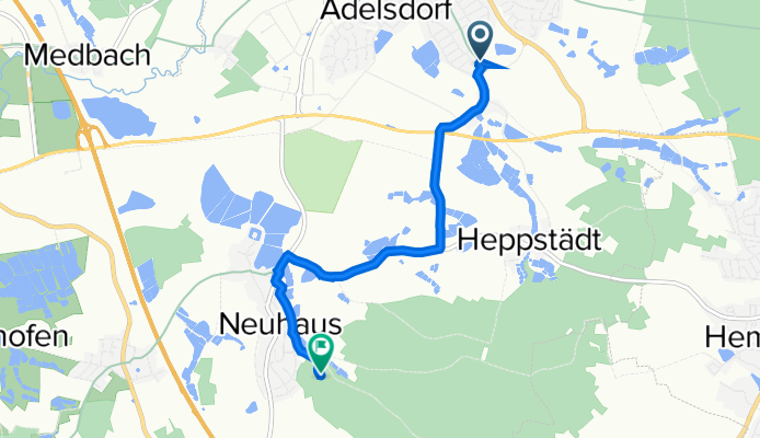Forellenring 45, Adelsdorf nach Am Kellerwald 11, Adelsdorf