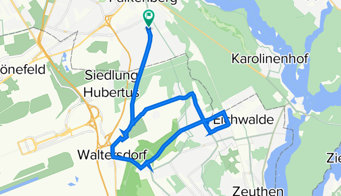 Waltersdorfer Straße 107, Berlin nach Waltersdorfer Straße 106, Berlin