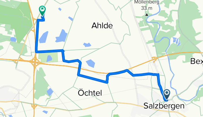 Lindenstraße 5, Salzbergen nach Merianstraße 1, Emsbüren