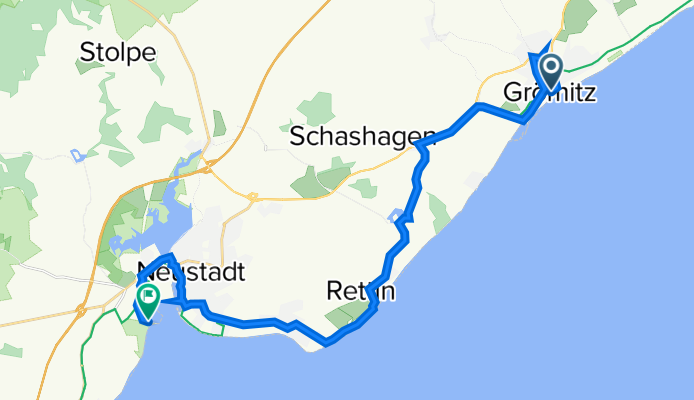 Am Strande 35, Grömitz nach An der Wiek 17, Neustadt in Holstein