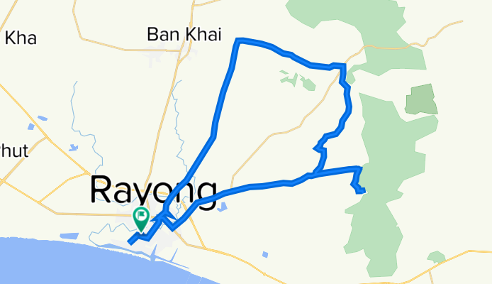 2/28 ซอยบางจาก 6, อ.เมืองระยอง to 2/27 ซอยบางจาก 6, อ.เมืองระยอง