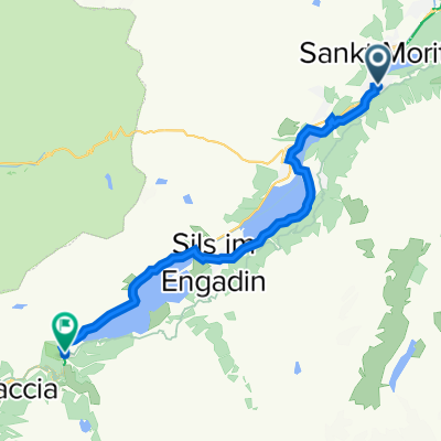 Via Tegiatscha 17.2, St. Moritz nach Strada Cantonale 24, Maloja