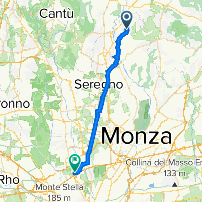 Via Enrico Fermi 20, Briosco a Via Antonio Gramsci 93, Cormano