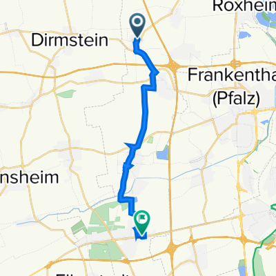 Heppenheimer Straße 3, Heuchelheim bei Frankenthal nach Bahnhofstraße 1–9, Maxdorf