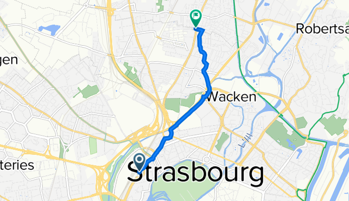 19–20 Place de la Gare, Strasbourg à 103 Route de Bischwiller, Schiltigheim