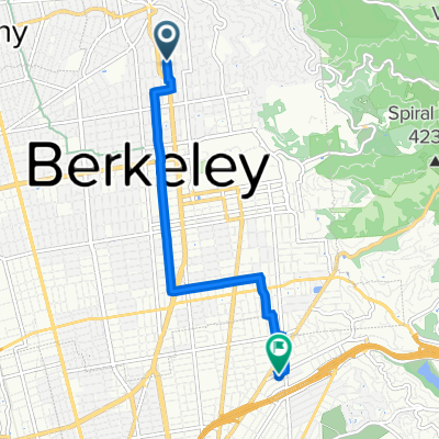 1310 Shattuck Ave, Berkeley to 5916 Chabot Rd, Oakland