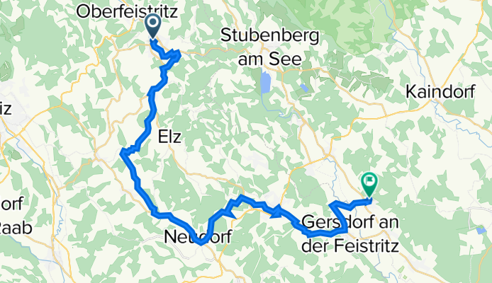 Lebing 16 nach Blaindorf 74