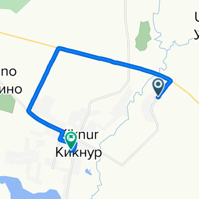 Кикнурский район до улица Пушкина, 4, Кикнур
