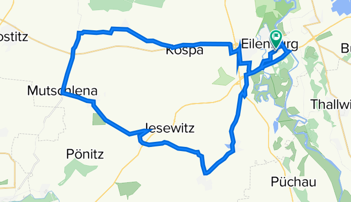 Walter-Rathenau-Straße 22, Eilenburg nach Röberstraße 6, Eilenburg