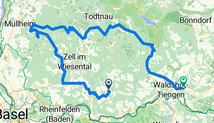 Hochschwarzwald '11: RickenbBlauenBadenwKreuzwegNeuenwegSchönauBernauStBlHöch
