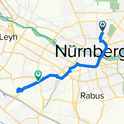 Löbleinstraße 30, Nürnberg nach Wallensteinstraße 47, Nürnberg