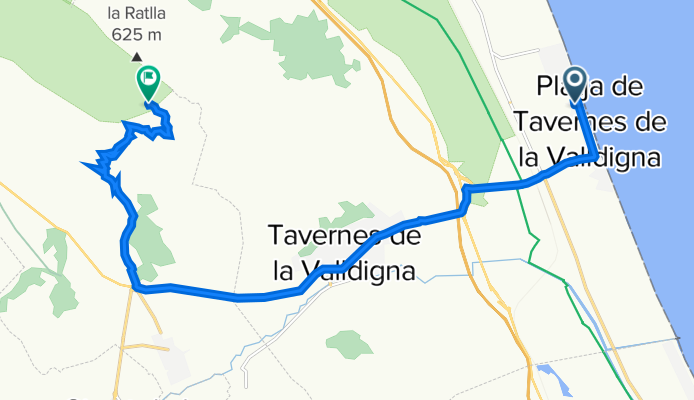 De Calle Blasco Ibáñez 11, Tabernes de la Valldigna a Corral de Fallego, Benifairó de la Valldigna