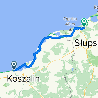 Bolesława Chrobrego 7, Mielno to Wytowno 8, Objazda