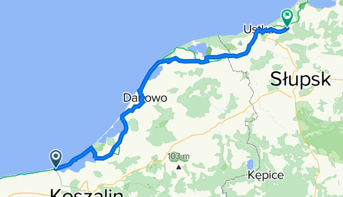 Bolesława Chrobrego 7, Mielno to Wytowno 8, Objazda