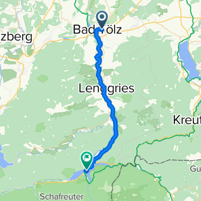 Bahnhofstraße 8, Bad Tölz nach B307, Lenggries
