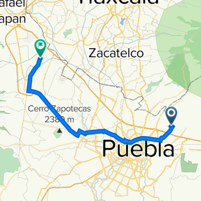 De Francisco Ignacio Madero 89, Heroica Puebla de Zaragoza a Porfirio Díaz 35, Santa Ana Xalmimilulco