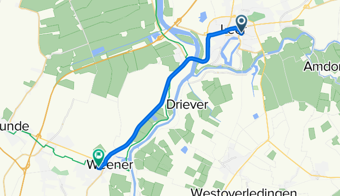Bahnhofsring 8, Leer naar Am Bahnhof 1, Weener
