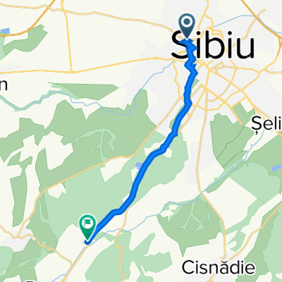 Strada Praga 5, Sibiu nach Statie Tramvai Facultativa, Sibiu