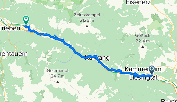 Pfaffendorf 7 nach Gaishorn am See 170