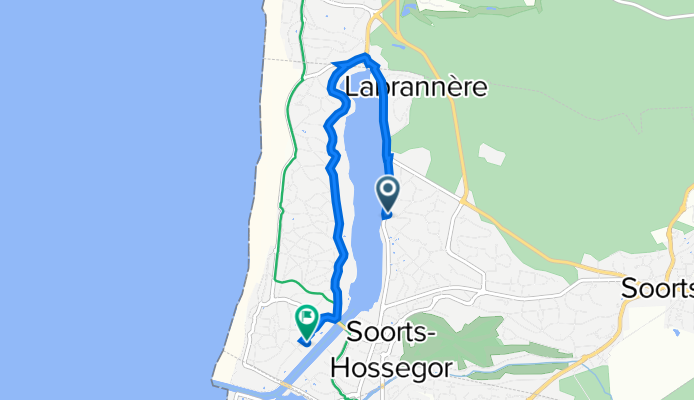 65 Avenue des Louvines, Soorts-Hossegor to 91 Avenue de Gaujacq, Soorts-Hossegor