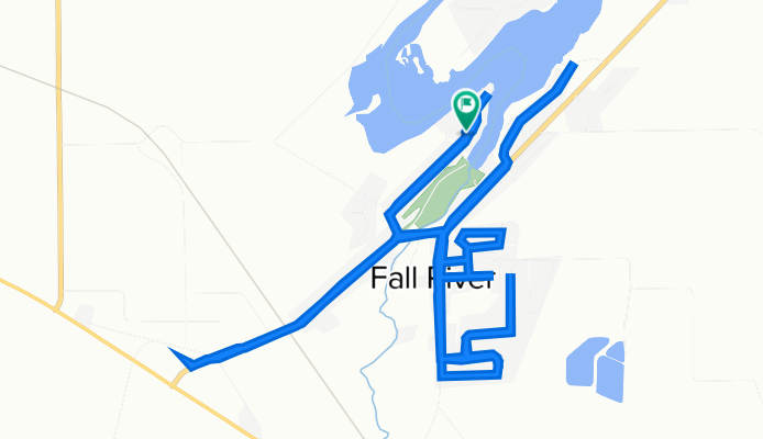 N3125 Lazy Lake Dr, Fall River to N3125 Lazy Lake Dr, Fall River