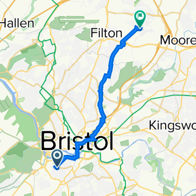 north st to Bristol Parkway station