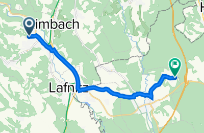 Route in der Bikemap App öffnen