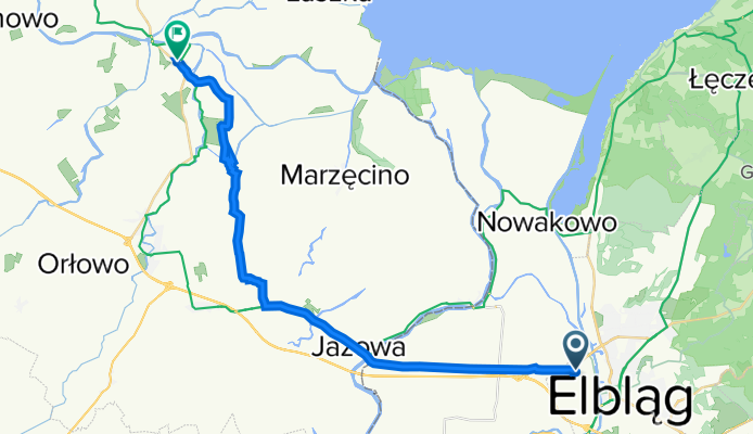 54.166° N 19.377° W do 54.277° N 19.133° W