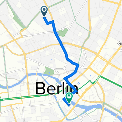 Strelitzer Straße 58, Berlin to Breite Straße 31, Berlin