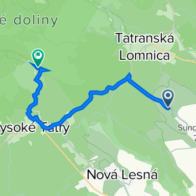 3102, Stará Lesná to High Tatras, Vysoké Tatry