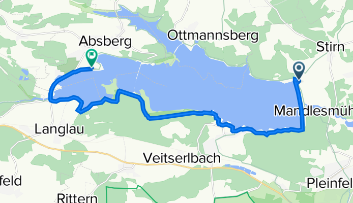 Pleinfeld nach Badehalbinsel 3, Absberg