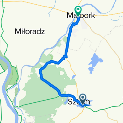 Adama Mickiewicza 6, Sztum do Stefana Żeromskiego 15, Malbork