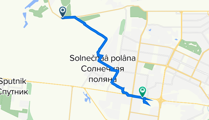 От Садовое общество "Дизель" до Павловский тракт 251, Барнаул