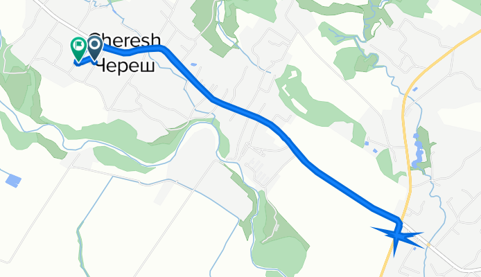 От Т2624, Череш до Т2624, Череш