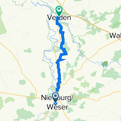 Leinstraße 11, Nienburg/Weser nach Am Nordertor 1, Verden (Aller)