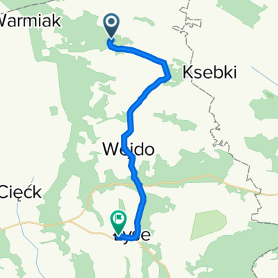 Łączki 59, Łyse do Henryka Sienkiewicza 48, Łyse
